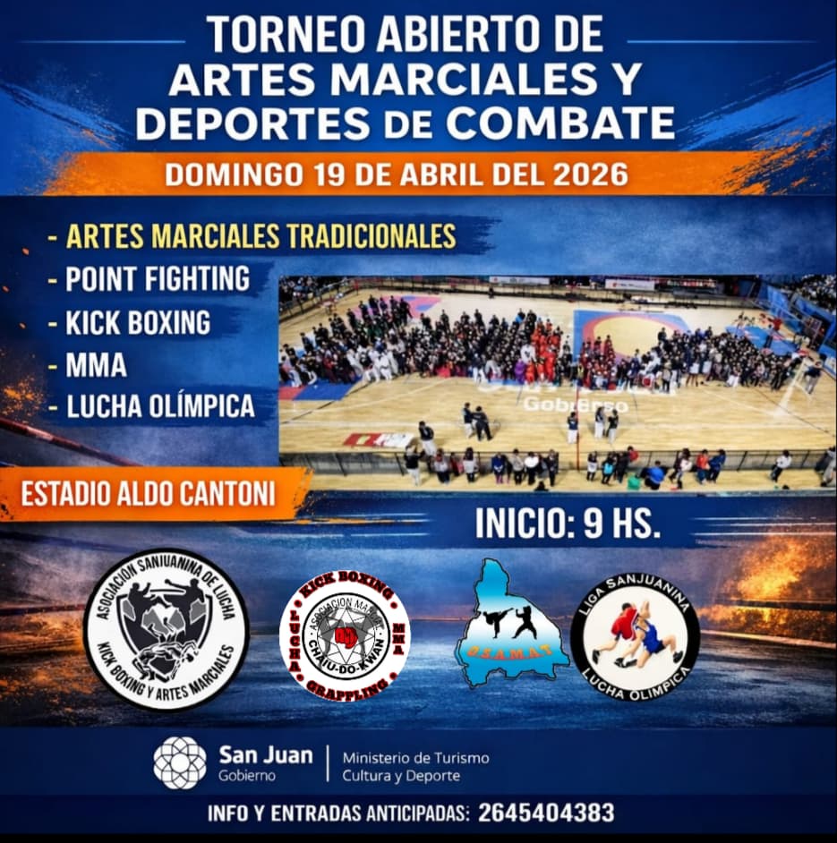 TORNEO ABIERTO DE ARTES MARCIALES Y DEPORTES DE COMBATE.